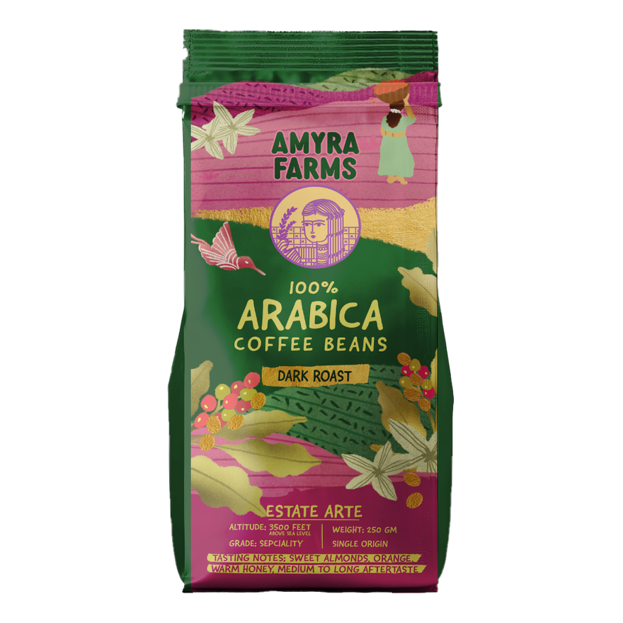 Amyra Farms 100% Arabica Dark Roast coffee