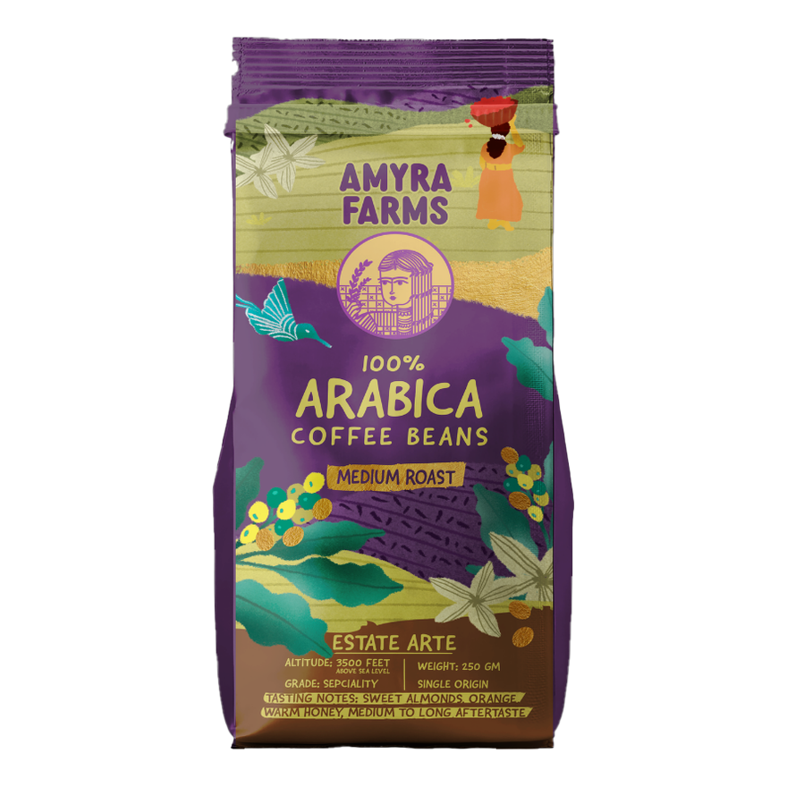 Amyra Farms 100% Arabica Medium Roast coffee